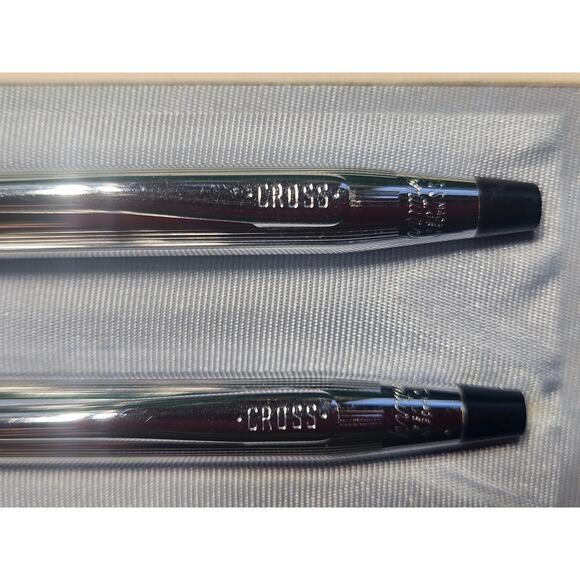 Cross Classic Century Chrome Ballpoint Pen & Pencil Set. - Picture 5 of 8